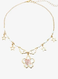 Thorn & Fable Angel Wings Sakura Choker Necklace