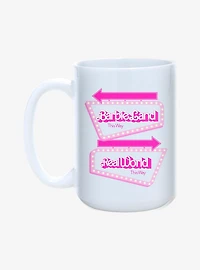 Barbie Barbieland Real World Signs Mug 15oz