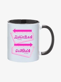 Barbie Barbieland Real World Signs Mug 11oz