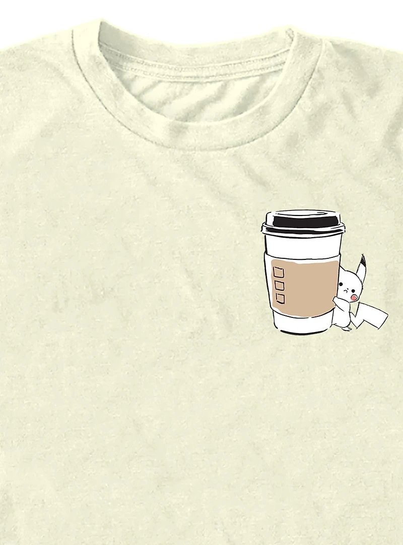 Pokemon Chibi Pikachu Coffee T-Shirt