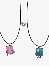 Adventure Time BMO Magnetic Best Friend Cord Necklace Set