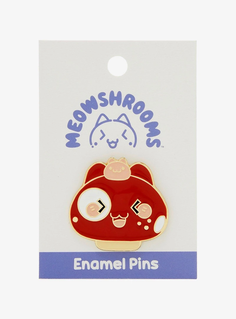 Meowshrooms Red Enamel Pin — BoxLunch Exclusive