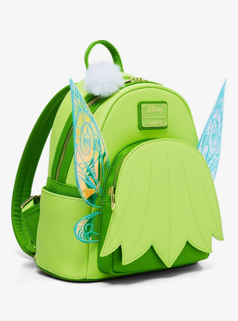 Loungefly Disney Peter Pan Tinker Bell Figural Glow-in-the-Dark Mini Backpack - BoxLunch Exclusive