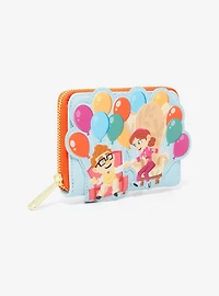 Loungefly Disney Pixar Up Carl & Ellie Balloons Small Zip Wallet - BoxLunch Exclusive
