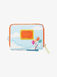 Loungefly Disney Pixar Up Carl & Ellie Balloons Small Zip Wallet - BoxLunch Exclusive
