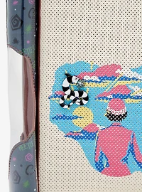 Loungefly Beetlejuice Handbook for the Recently Deceased Figural Pin Display Backpack