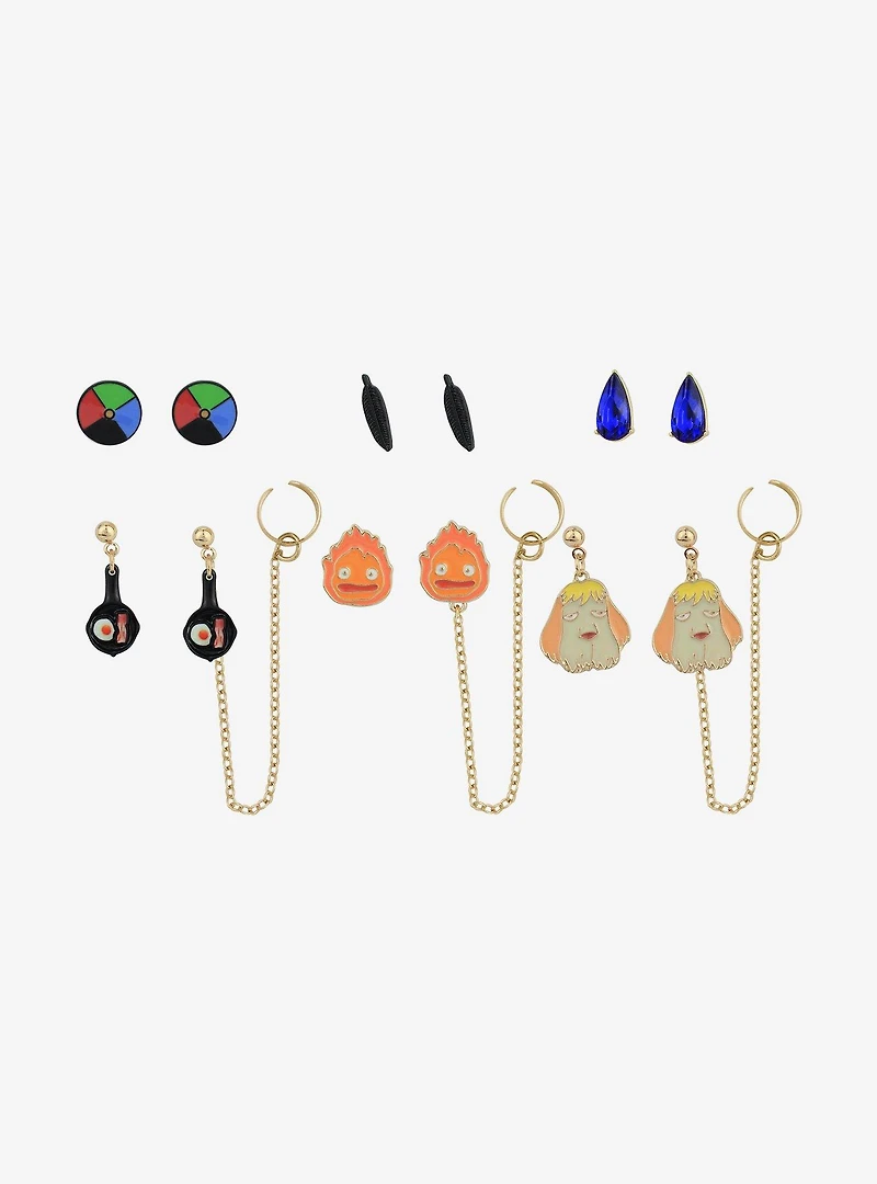 Studio Ghibli® Howl's Moving Castle Icon Cuff Earring Set