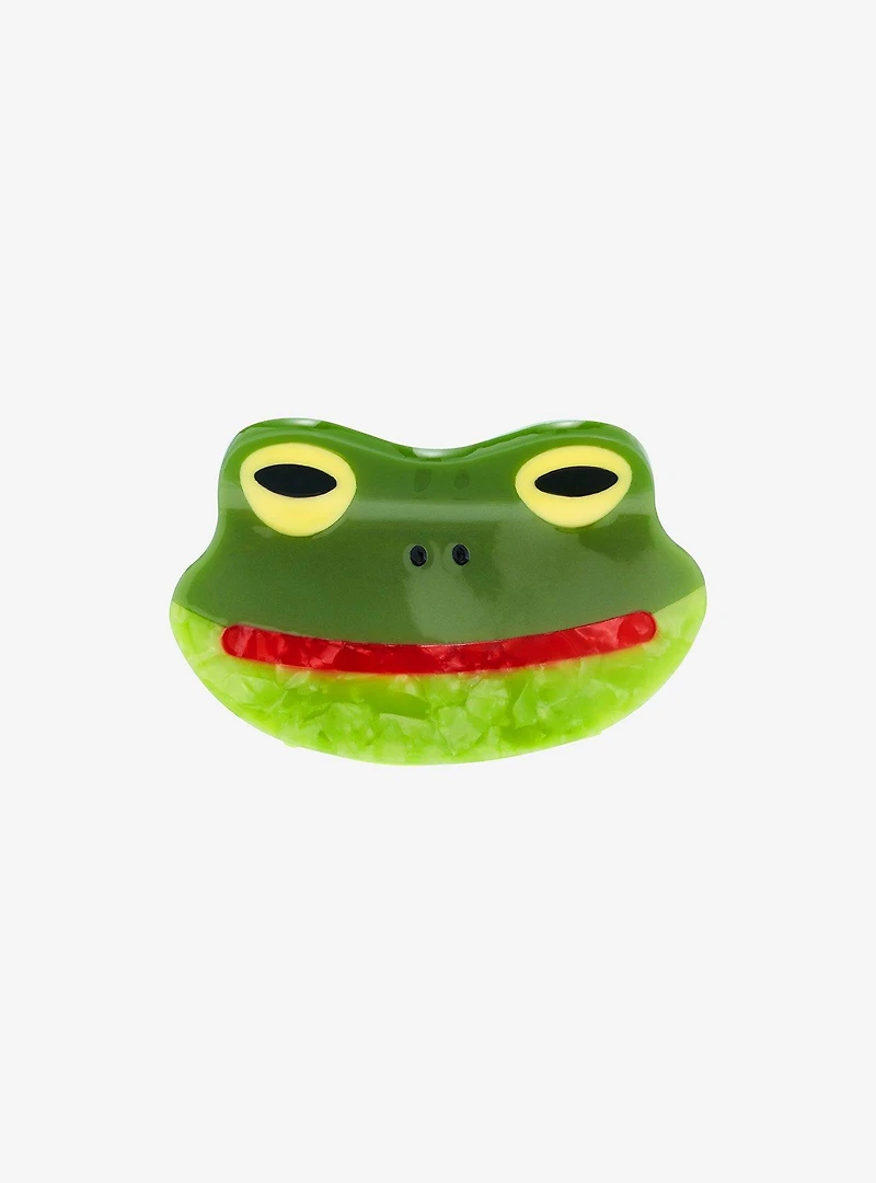 Thorn & Fable Frog Face Claw Hair Clip