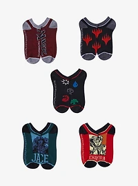 Magic: The Gathering Icons No-Show Socks 5 Pair