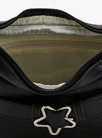 Black Star Buckle Shoulder Bag