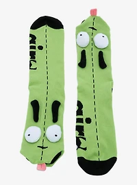 Invader Zim GIR 3D Ears Crew Socks