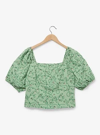 Her Universe Star Wars The Mandalorian Grogu Women's Plus Crop Top — BoxLunch Exclusive