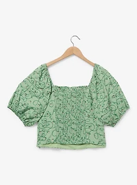 Her Universe Star Wars The Mandalorian Grogu Women's Plus Crop Top — BoxLunch Exclusive