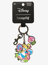 Loungefly Disney Alice in Wonderland Flower Keychain — BoxLunch Exclusive