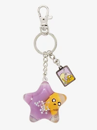 Adventure Time Jake Floating Multi-Charm Keychain