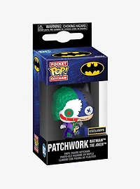 Funko Pocket Pop! DC Comics Batman Patchwork Batman & The Joker Keychain — BoxLunch Exclusive