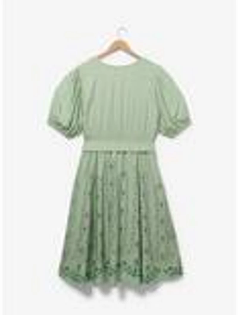 Disney the Princess and Frog Bayou Puff Sleeve Plus Midi Dress — BoxLunch Exclusive