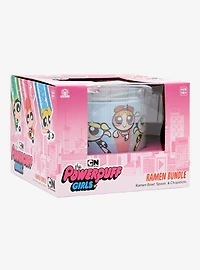 The Powerpuff Girls Trio Blue Ramen Bowl and Chopsticks