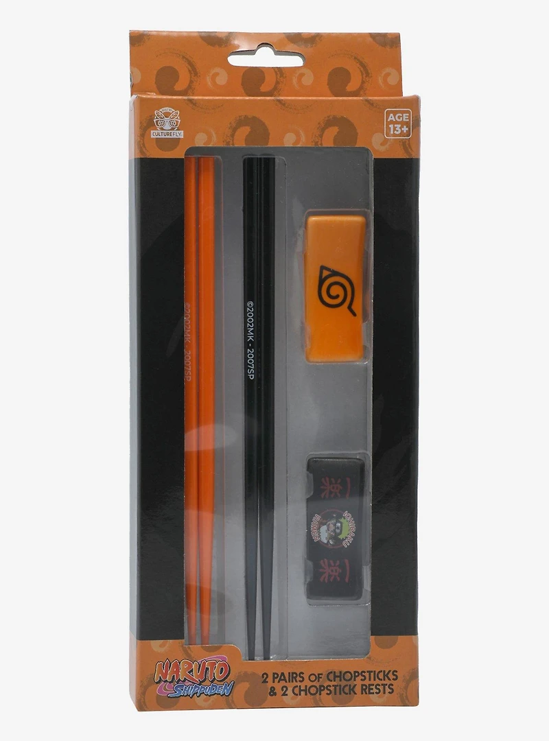 Naruto Shippuden Chopstick and Rest Set