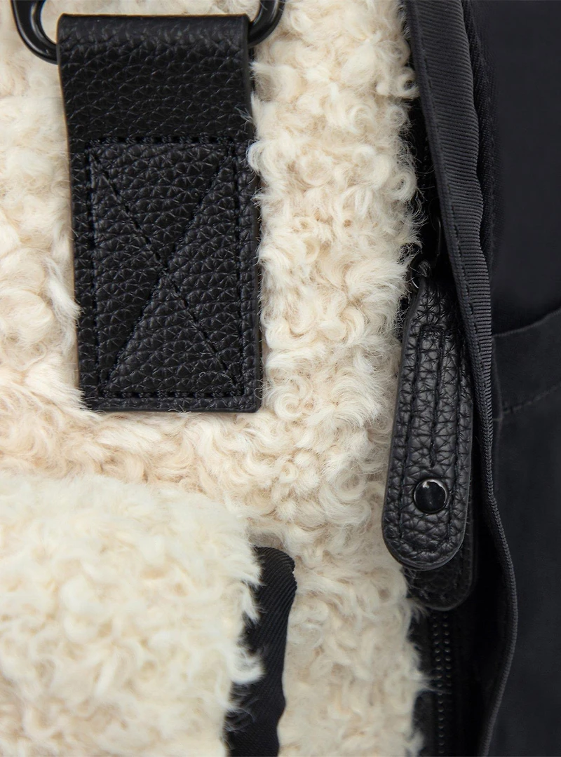Doughnut Macaroon Fairies & Friends Series White x Black Backpack