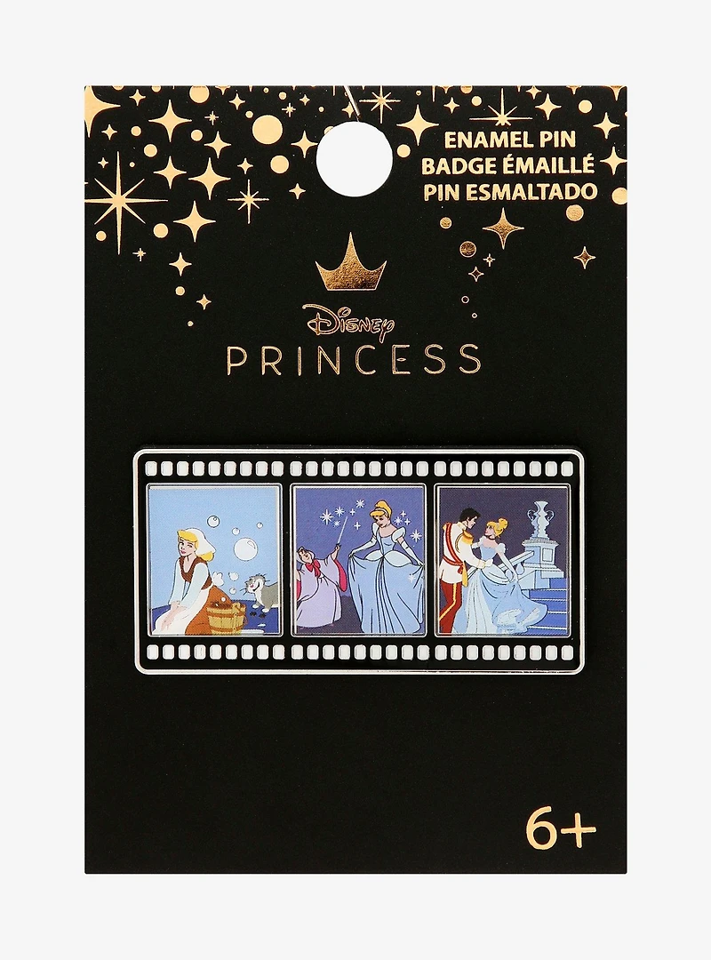 Loungefly Disney Cinderella Film Strip Scenes Enamel Pin - BoxLunch Exclusive