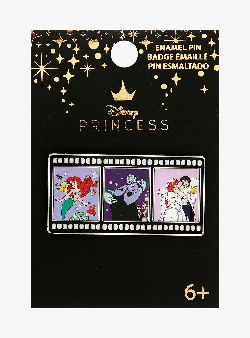 Loungefly Disney The Little Mermaid Film Strip Scenes Enamel Pin - BoxLunch Exclusive
