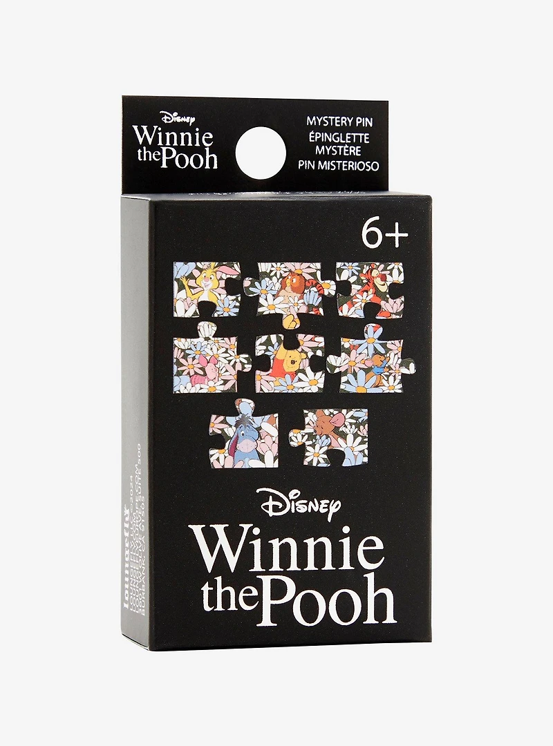 Loungefly Disney Winnie the Pooh Floral Puzzle Piece Blind Box Enamel Pin — BoxLunch Exclusive