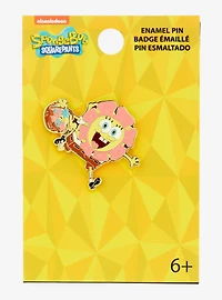 Loungefly SpongeBob SquarePants Skipping Floral Enamel Pin — BoxLunch Exclusive