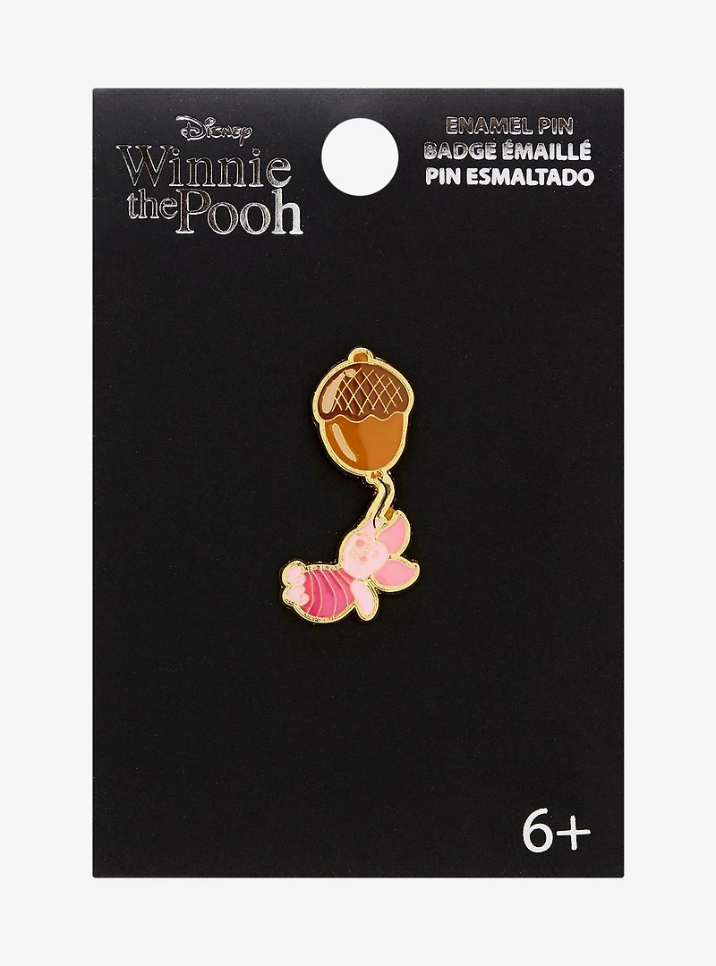 Loungefly Disney Winnie the Pooh Piglet Balloon Enamel Pin — BoxLunch Exclusive