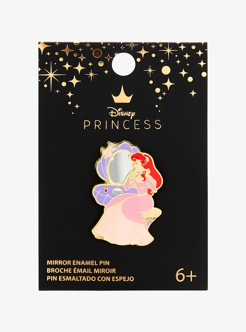 Disney The Little Mermaid Ariel Vanity Mirror Enamel Pin — BoxLunch Exclusive