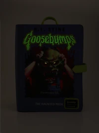 Loungefly Goosebumps The Haunted Mask Book Glow-in-the-Dark Figural Mini Backpack