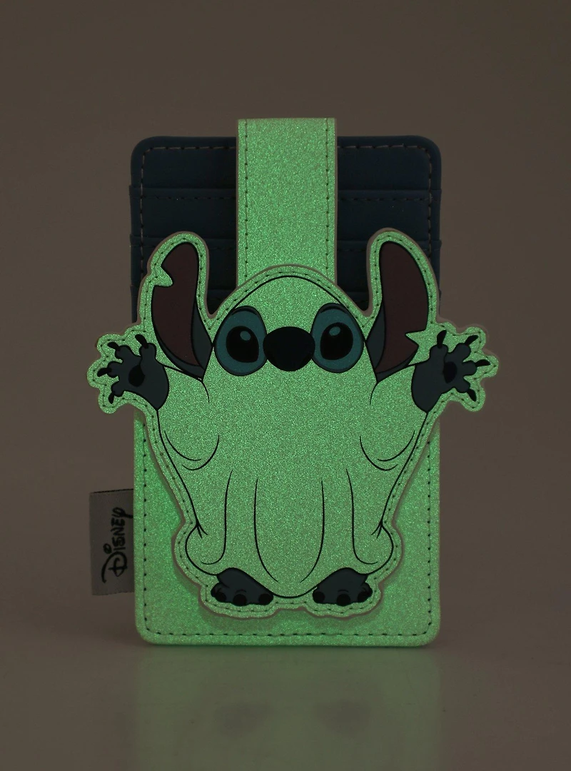 Loungefly Disney Lilo & Stitch Ghost Stitch Glow-in-the-Dark Cardholder