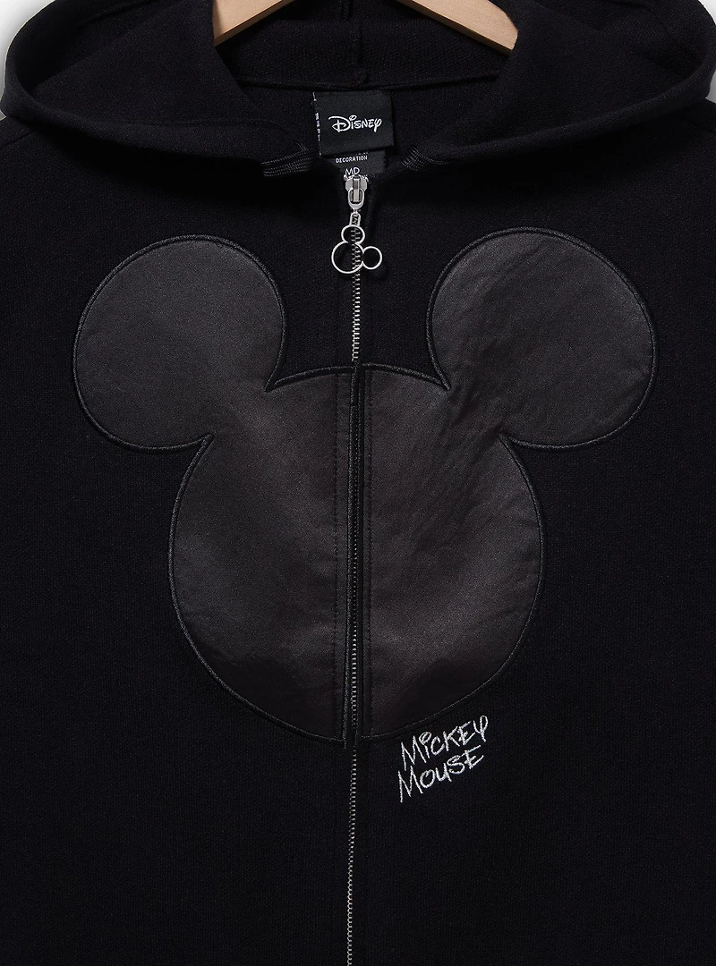 Disney Mickey Mouse Ears Women's Plus Knit Zip Hoodie — BoxLunch Exclusive