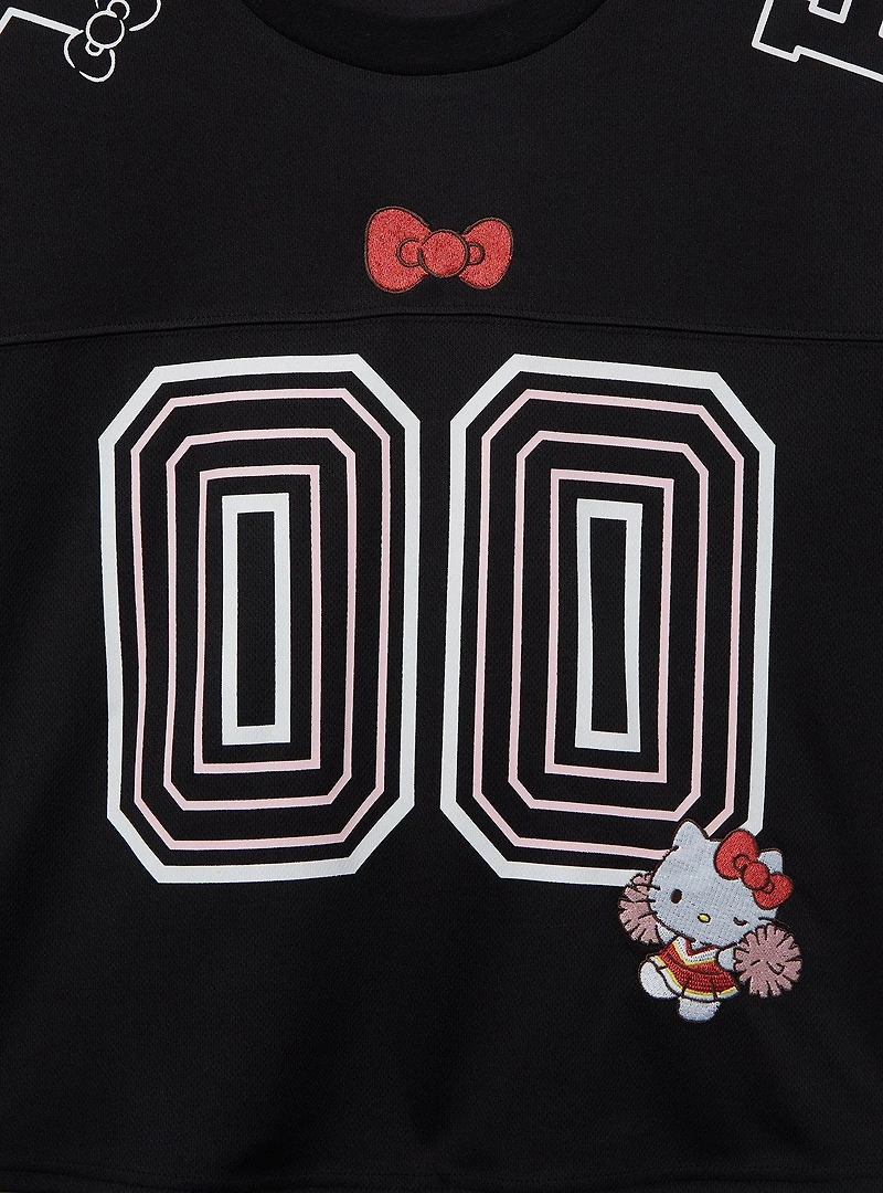 Sanrio Hello Kitty Sports Women's Cropped Football Jersey — BoxLunch Exclusive