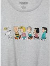 Peanuts Characters Running Women's Plus T-Shirt - BoxLunch Exclusive