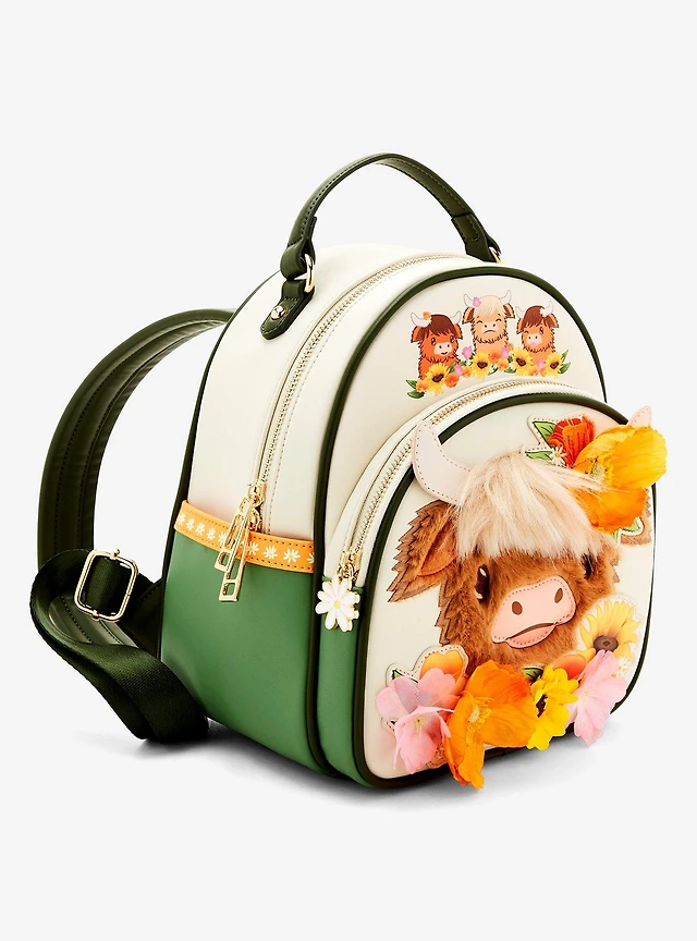 JOJO Floral Anime White Crossbody Backpack JoJo main image 2