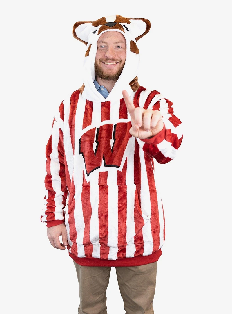 Plushible 2-in-1 University of Wisconsin Bucky Badger Snugible