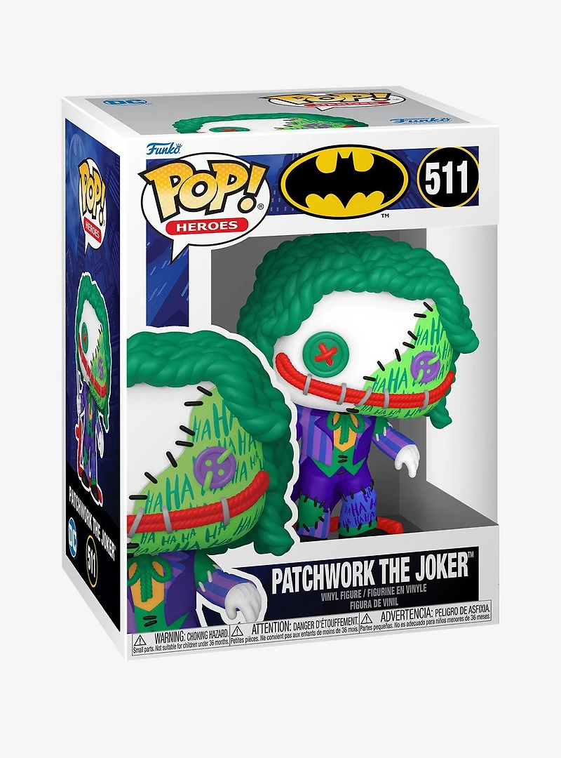Funko Pop! Heroes DC Comics Batman Patchwork The Joker Vinyl Figure