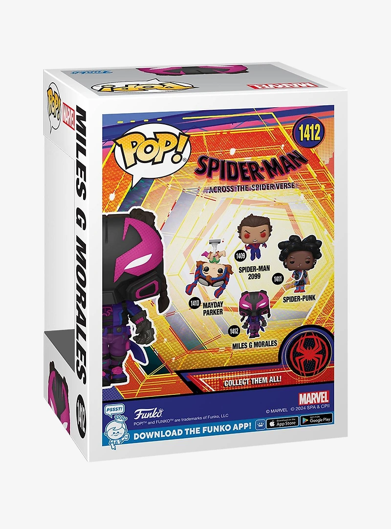 Funko Pop! Marvel Spider-Man: Across the Spider-Verse Miles G Morales Vinyl Bobblehead