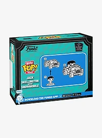 Funko Bitty Pop! Rides Jack Skellington with Snowmobile Vinyl Figure Set