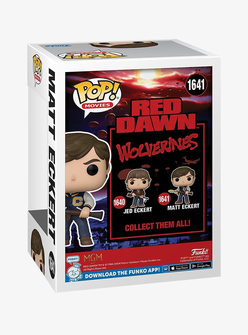 Funko Pop! Movies Red Dawn Matt Eckert Vinyl Figure