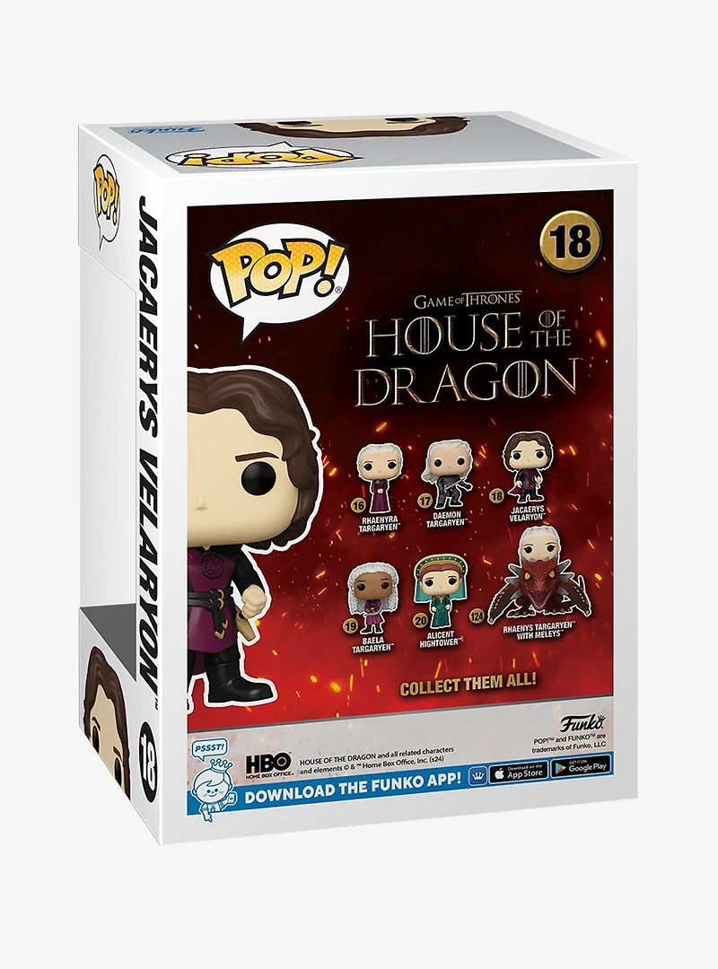 Funko Pop! House of the Dragon Jacaerys Velaryon Vinyl Figure