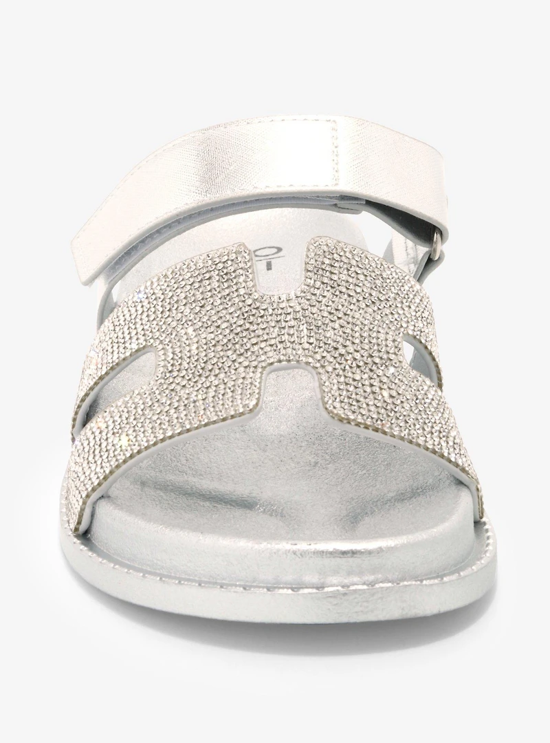 Yoki Silver Bling Slides