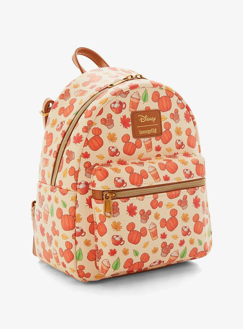 Loungefly Disney Mickey Mouse Pumpkin Treats Mini Backpack