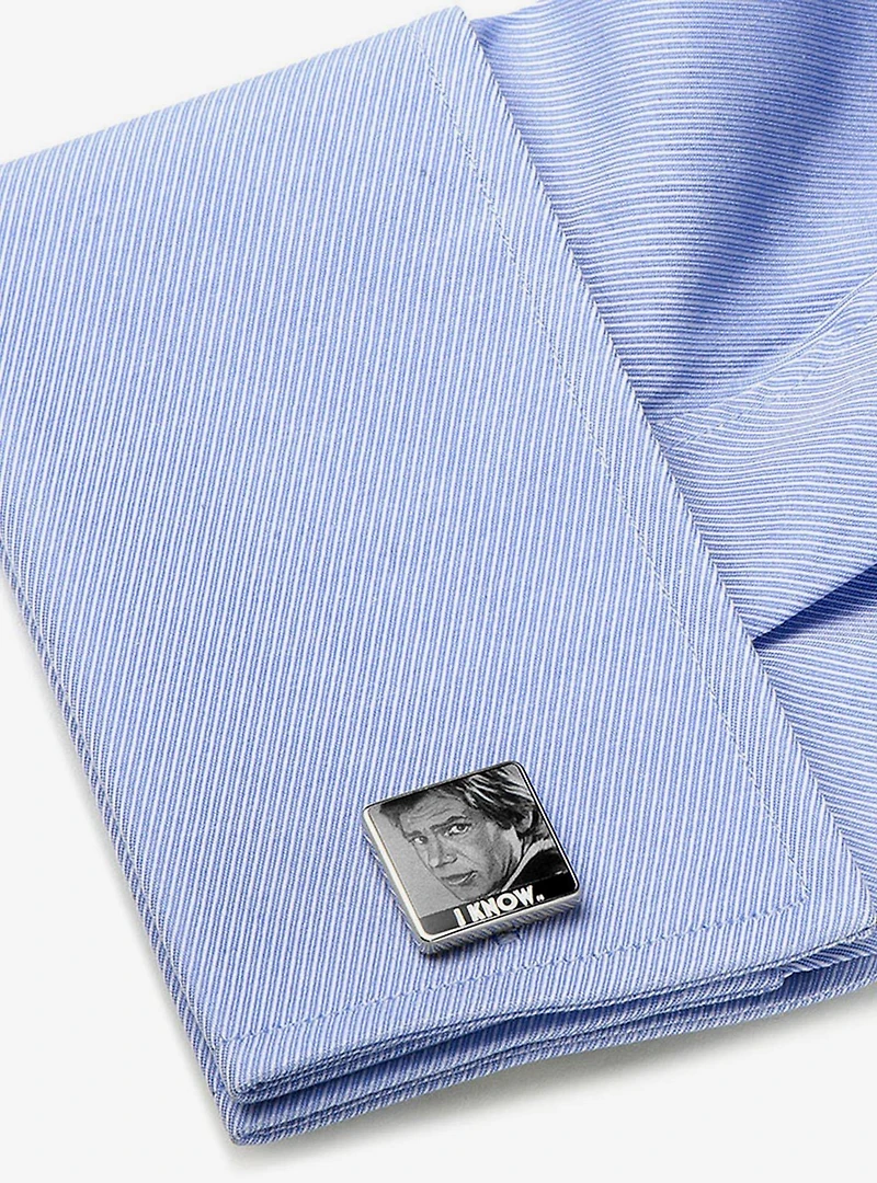 Star Wars "I Love You I Know" Cufflinks and Tie Bar Set
