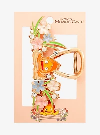 Studio Ghibli Howl's Moving Castle Calcifer Floral Claw Clip - BoxLunch Exclusive