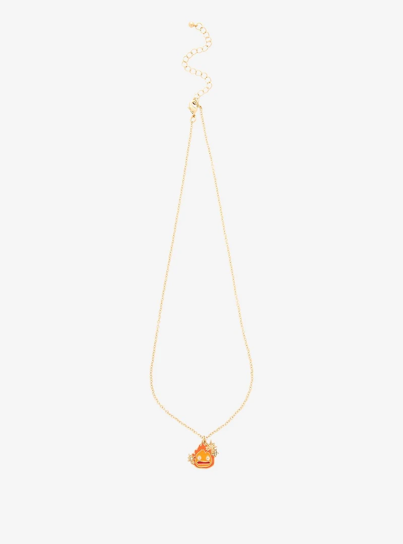 Studio Ghibli Howl's Moving Castle Calcifer Necklace - BoxLunch Exclusive