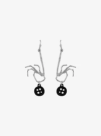 Coraline Beldam Hand Button Earrings