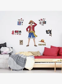 One Piece Luffy Giant Peel and Stick Wall Decals