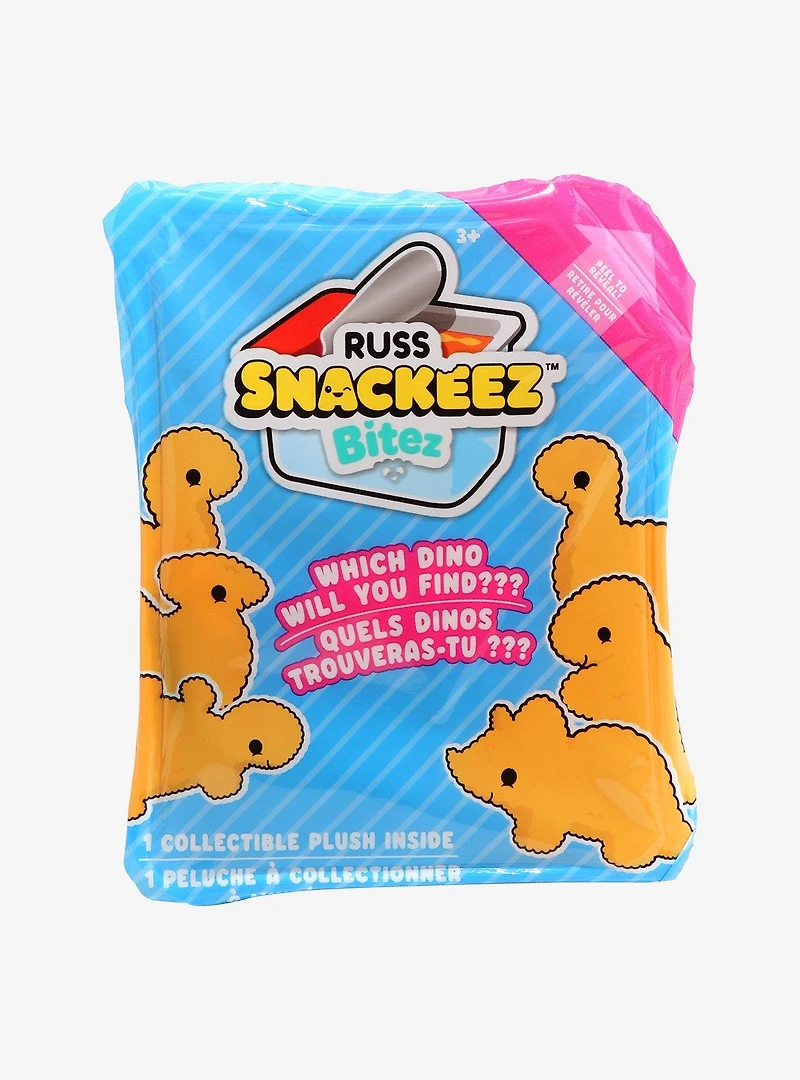 Russ Snackeez Bitez Dino Nuggets Blind Bag Plush